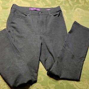 Gloria Vanderbilt Women's Amanda Slim Knit Ponte Tapered Leg Size - 10